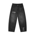 Men's Sunfade Vintage Wash Barrel Leg Jeans