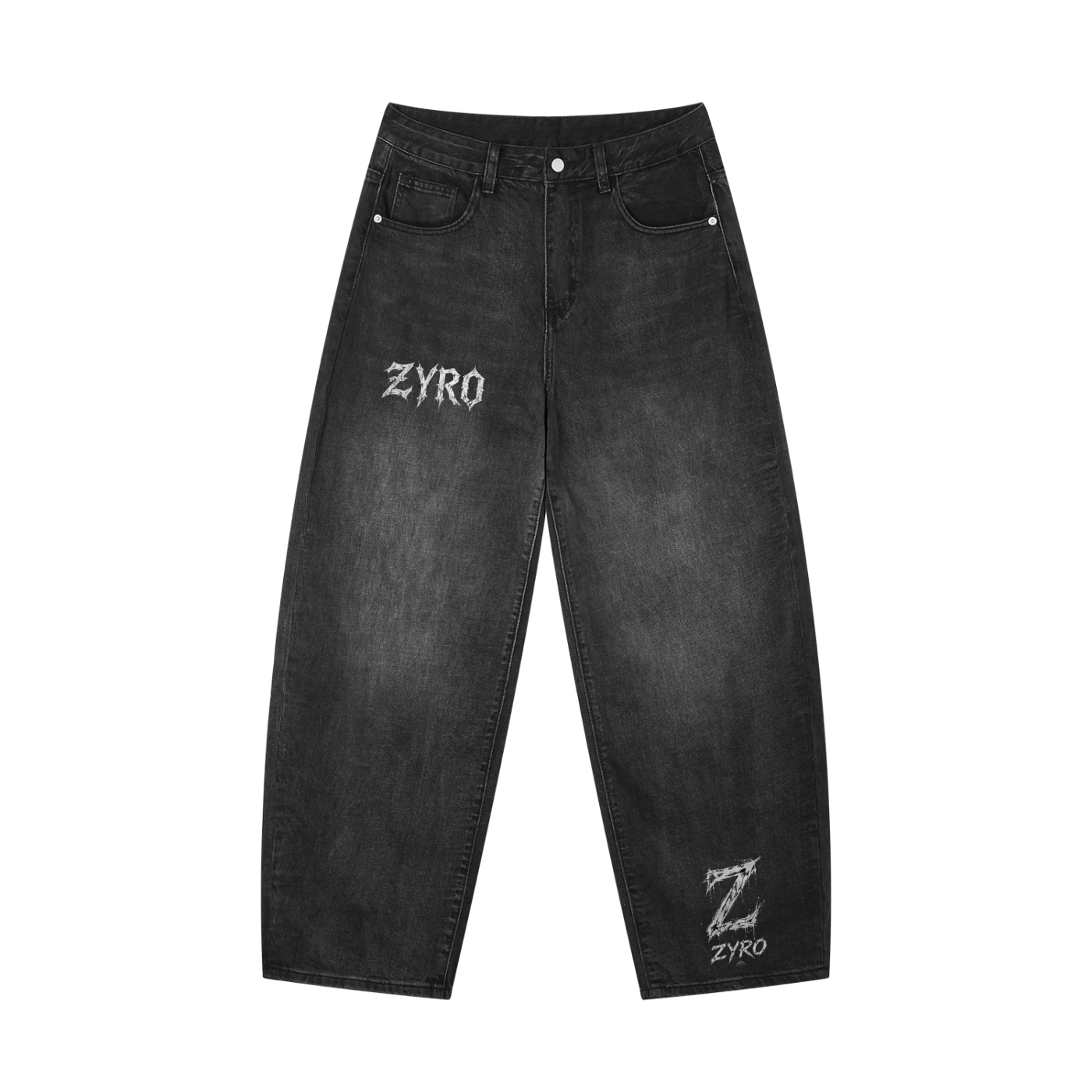 Men's Sunfade Vintage Wash Barrel Leg Jeans
